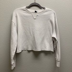 Cropped Long-sleeve Shirt